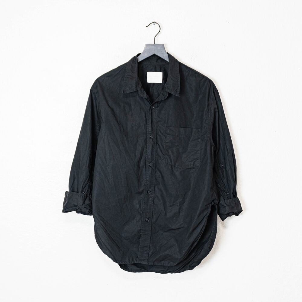 Citizens of Humanity Kayla Shirts in Black oversized high low hem size Small - Picture 2 of 11